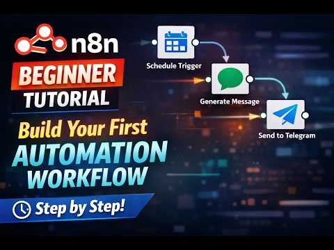 n8n Beginner Tutorial Build Your First Automation Workflow